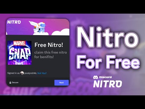 Free nitro for fornite and marvel snap players 