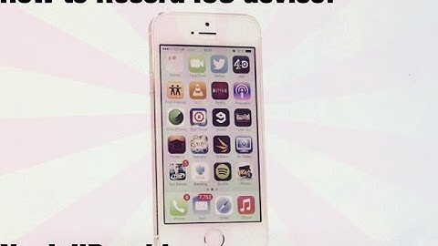 How to record iOS screen without JailBreak