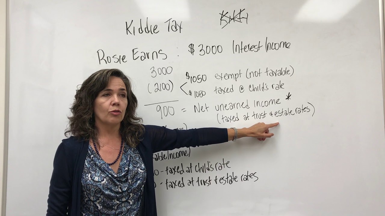 kiddie tax 2019 acct3327 - YouTube