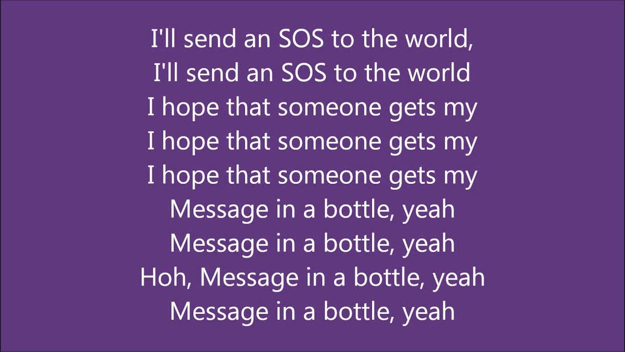 The message текст. The police — message in a bottle текст. message in a bottle the police.