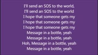 The Police - Message In A Bottle - The Lyric Video