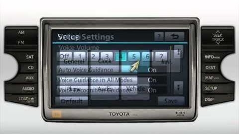 Navigation How To (adjust the voice guidance volume) 4Runner Toyota of Slidell