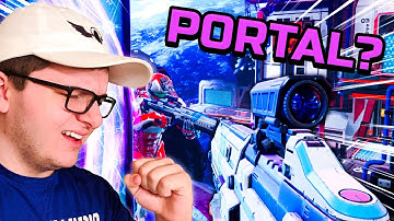 My New FAVORITE FREE FPS Game - Splitgate Gameplay