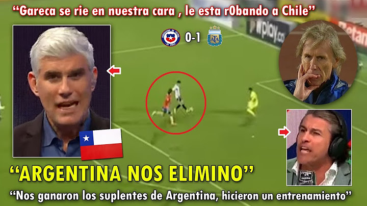 DEVASTADOS! PERIODISTAS CHILENOS EXPLOTAN tras DERROTA ante ARGENTINA VS CHILE 1-0 HOY