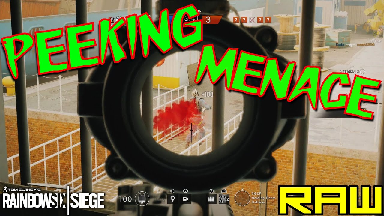 gaming logo PEEKING MENACE - Full Ranked Round Uncut - Rainbow Six Siege