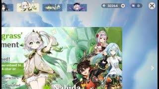 NAHIDA 200 PULLS!! Will i win 32k primos? (7 Months saving)