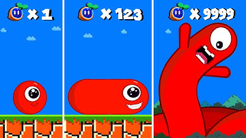 Finish The Pattern? Circle Block turns into LONGEST Numbers in Mario Maze | GM Animation