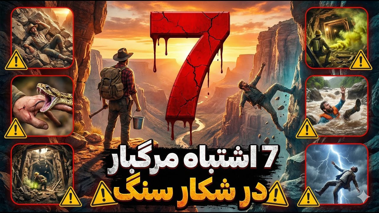 ۷ اشتباه مرگبار در شکار سنگ! 🚫 (هرگز انجام ندهید)