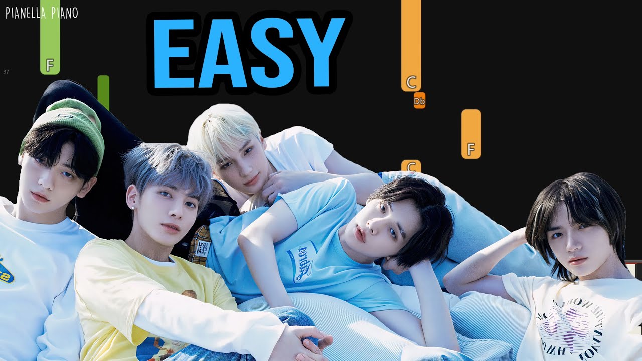 TXT - Chasing That Feeling | EASY Piano Tutorial by Pianella Piano