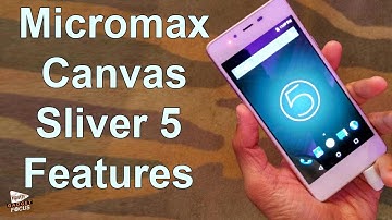 Micromax Canvas Sliver 5 Features