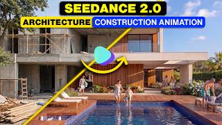 Seedance 2 0 is INSANE for Architecture Construction Animations!