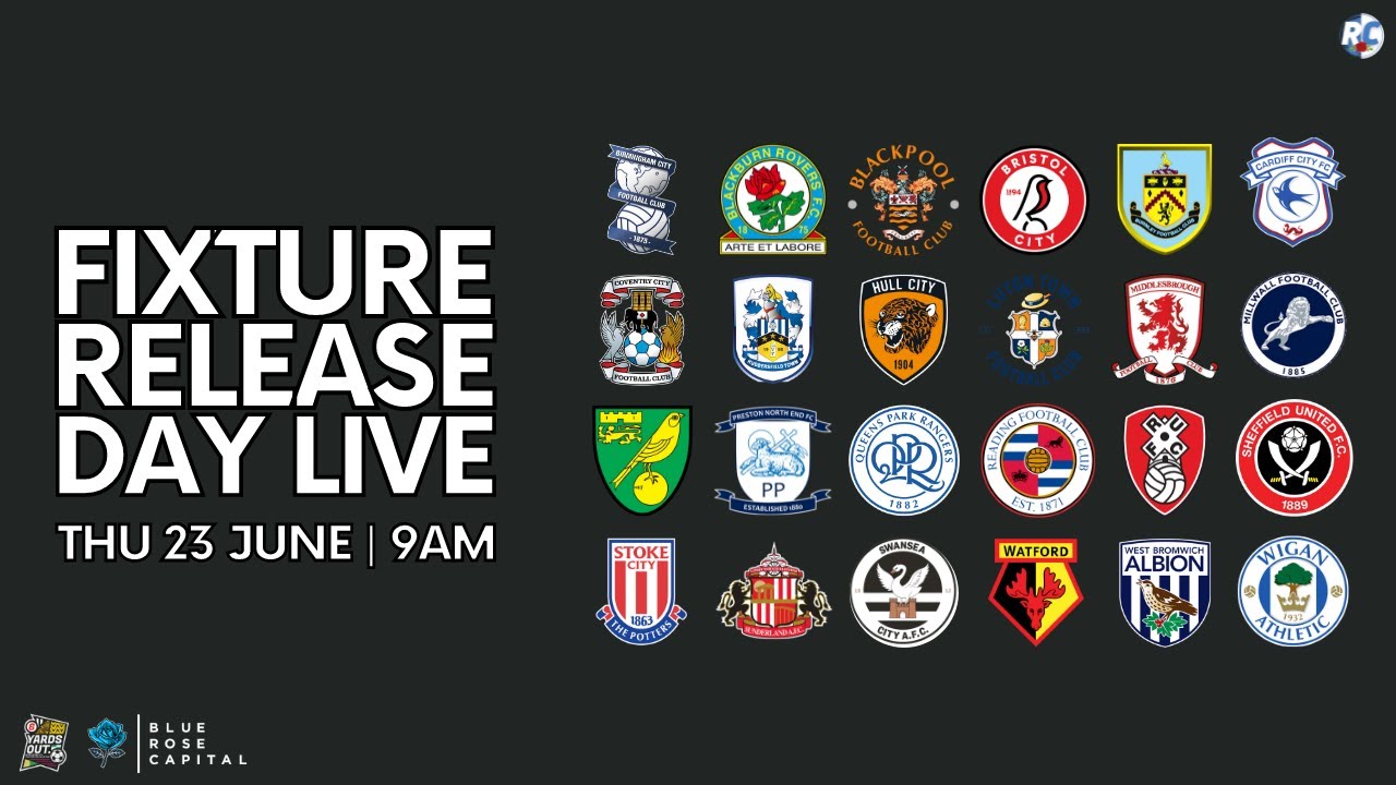 23/24 CHAMPIONSHIP FIXTURES LIVE REACTION!! 