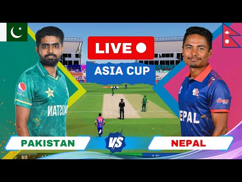 #livescore LIVE- PAKISTAN vs NEPAL | PAK vs NEP Match 1 Asia Cup 2023 Live Score  #trending