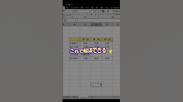 セルの結合絶対ダメ！#エクセル #excel #shorts