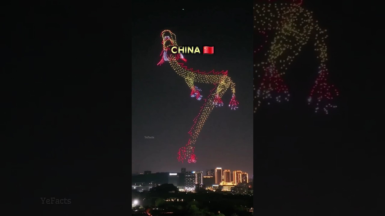 🔥 Fire Rained From the Sky | China Drone Show Disaster 2025 | Real Footage