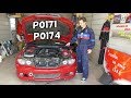 CODE P0171 P0174 SYSTEM TOO LEAN VACUUM LEAK FIX BMW E46