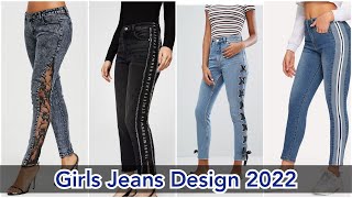 latest jeans design 2022 | girls jeans 