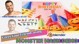MONSTER MASH TO BLENDER / 2D images to 3D  #pinoyanimator