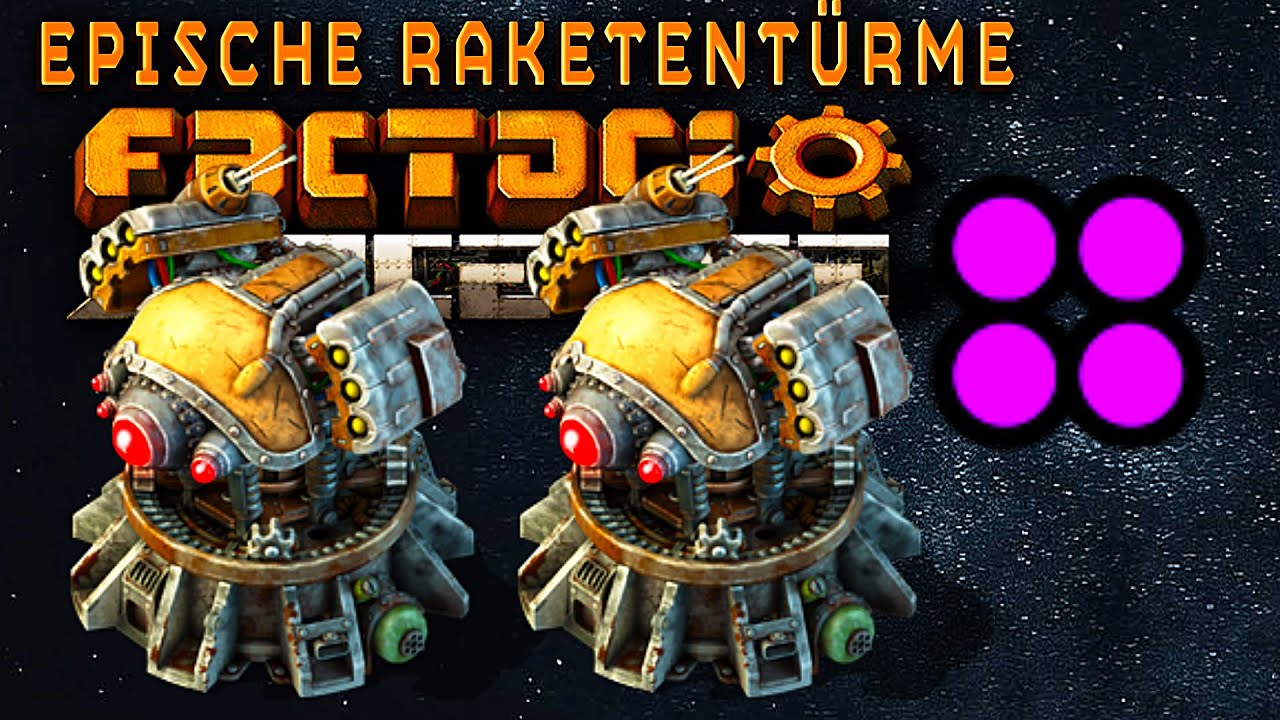 Epische Raketentürme im Factorio Space Age DLC - YouTube
