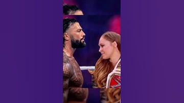 Romantic seen Roman Reigns love status❤💘💘with Ronda Rousey #lovestatus#romanreinge#ronda #love #wwe