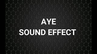 Aye Sound Effect