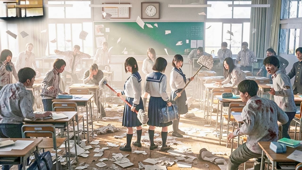 Группа девочек выживает во время зомби-апокалипсиса в своей школе, но надолго ли? 