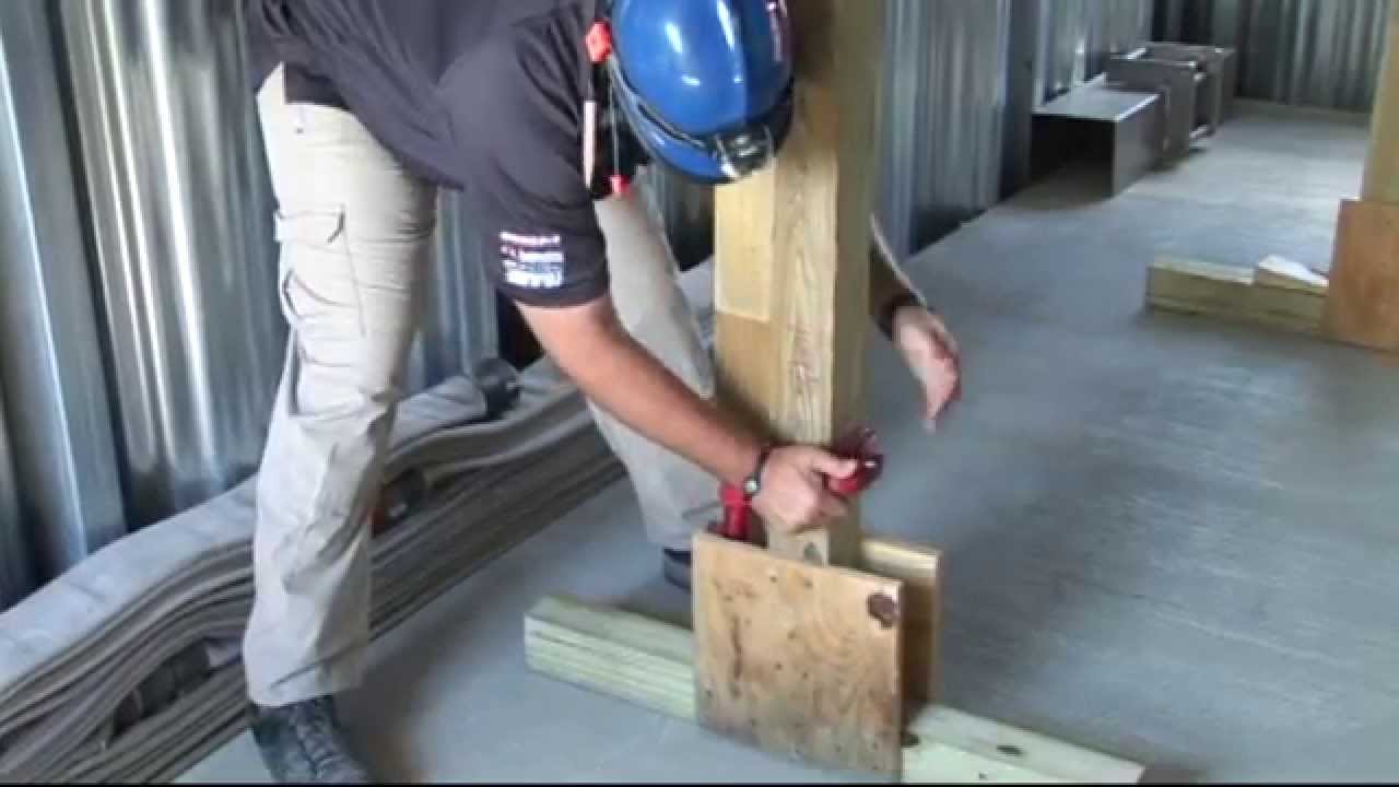 T Spot Shore with Ellis Clamps YouTube