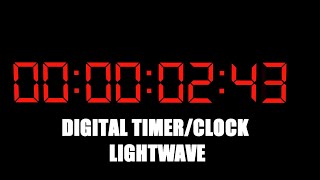 Digital Timer or Clock in LightWave News