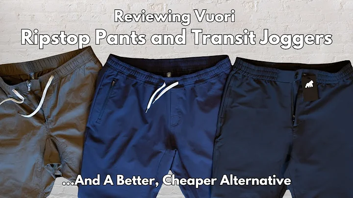 Confira a análise completa das calças Rip Stop e Transit Joggers!