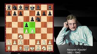 Vše co musíš umět, aby byl dobrým šachistou najdeš v této partii Alexandra Aljechina -Učebnice šachu