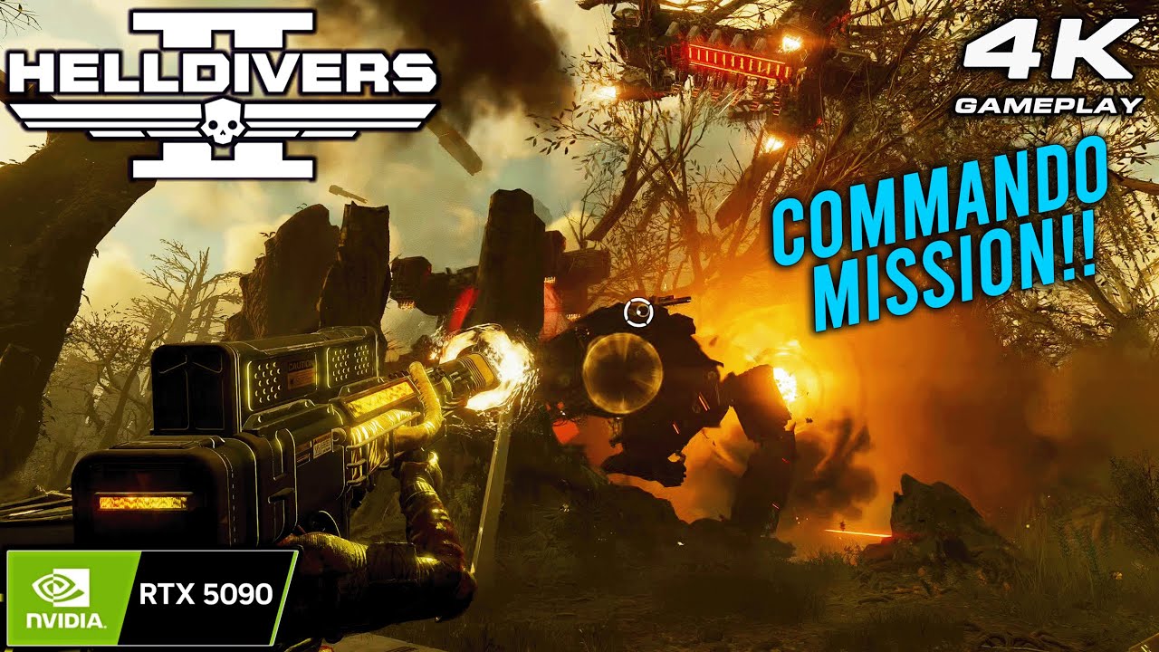 Helldivers 2: 4K Gameplay No Commentary ULTRA Settings | RTX 5090 P1093