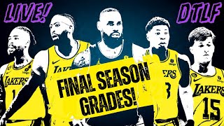 LAKERS FINAL SEASON GRADES!!! WHO DESERVES TO STAY?!