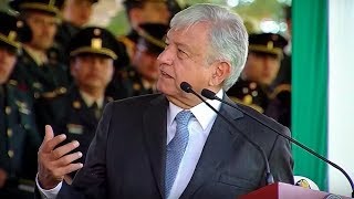 Palabras del Presidente de México a las Fuerzas Armadas
