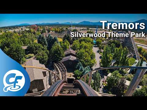 Tremors front seat on-ride 4K POV Silverwood Theme Park
