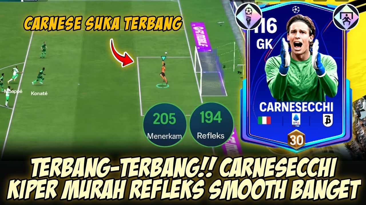 CARNESECCHI SMOOTH BANGET!! Kiper Murah Tapi Suka Terbang-terbang‼️- FC MOBILE