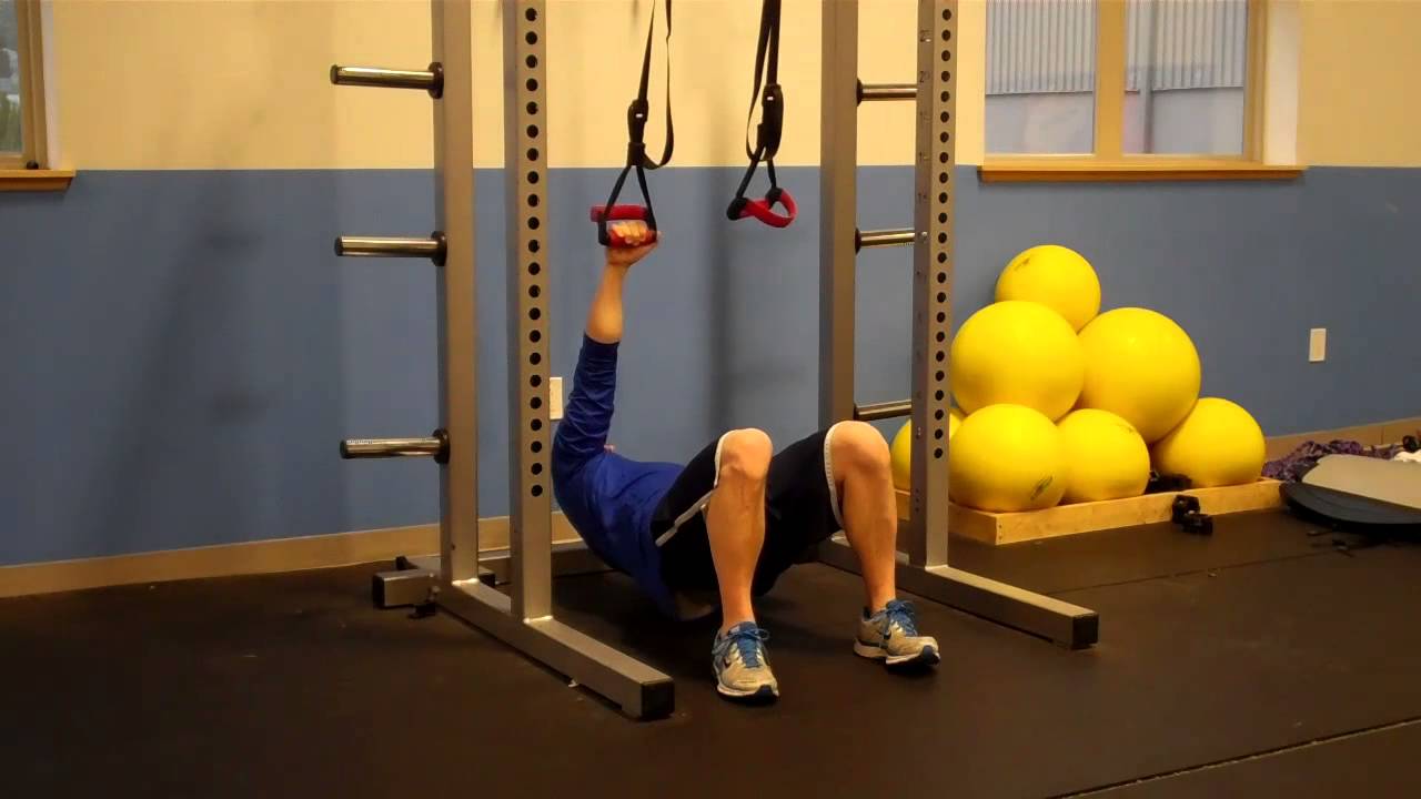 TRX Modified Pull Up and Single Arm Modified Pull Up YouTube