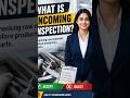 What Is Incoming Inspection? | #5 IncomingInspection #QualityEngineer #QualityControl #Shorts