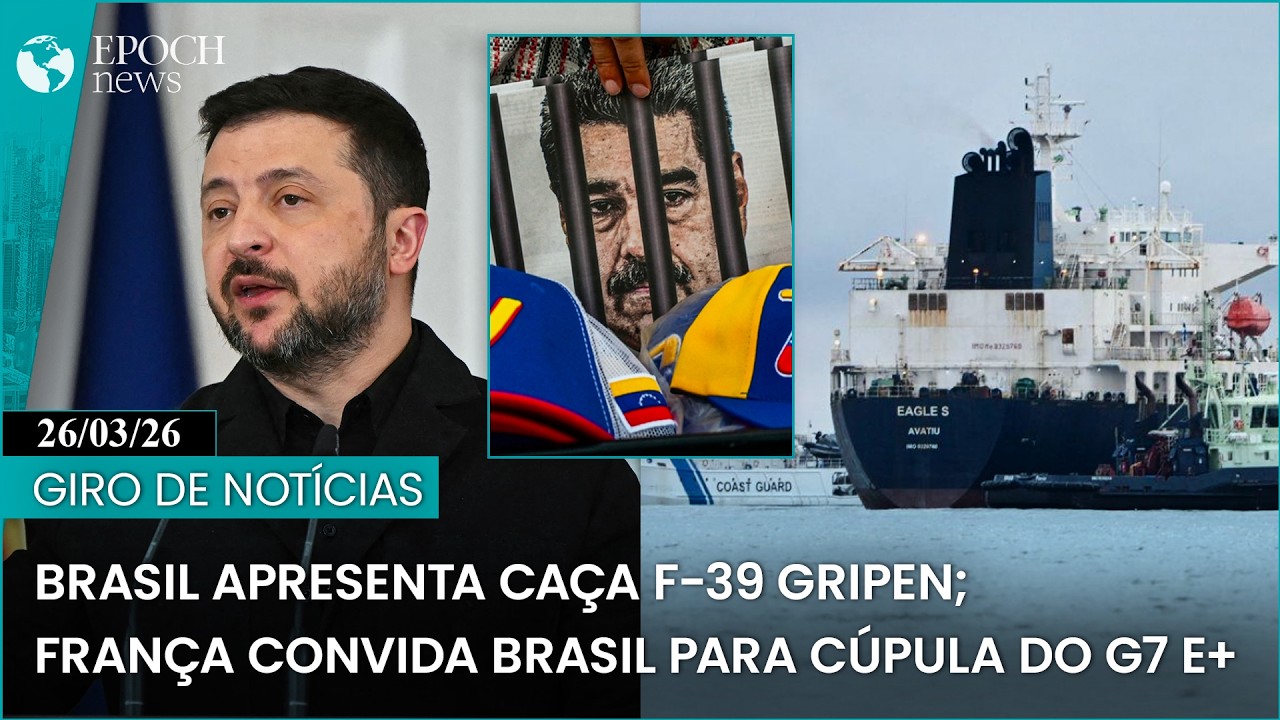 Manchetes do Brasil e do Mundo | 26/03