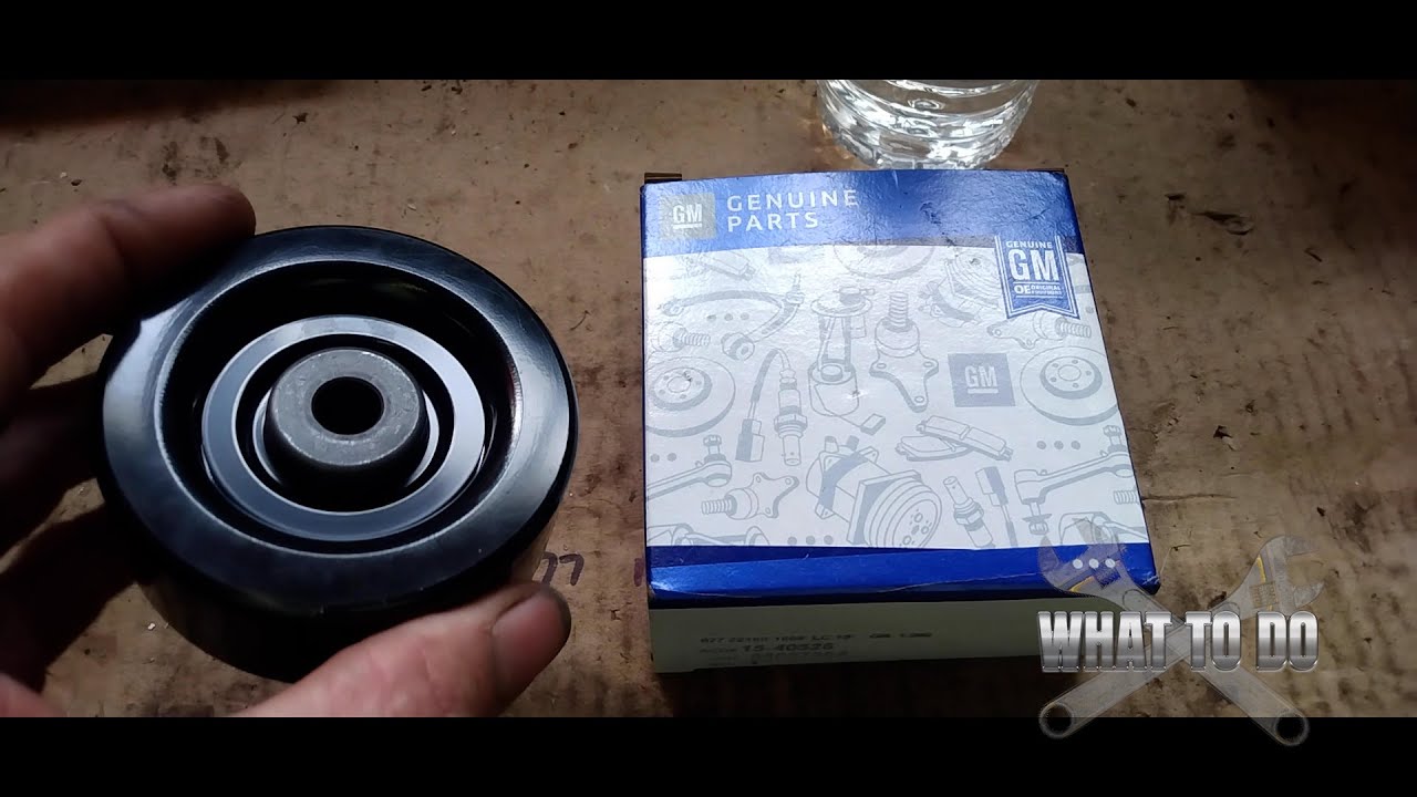 How To Remove / Install Idler Pulley Duramax Diesel Chevy C4500