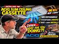 ACiQ Slim Ceiling Cassette Install… And Derek Almost Got Fired (9k BTU HVAC Install)