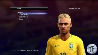 New Face y Hair Rubio •Neymar Jr• 2016/2017 | Pes 2013