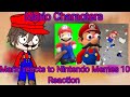 Mario Characters React To Mario Reacts To Nintendo Memes 10 Daily December Of SMG4 Episode 7 