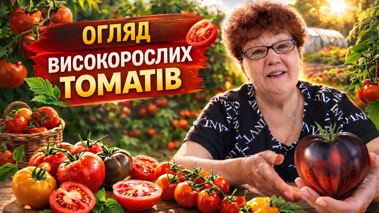Огляд високорослих томатів.Топ гібридів для вашого городу.