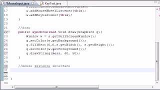 How to do User Mouse Input in Java Programming Net Worth