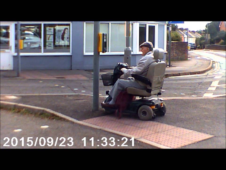 Mobility Scooter in low impact crash YouTube