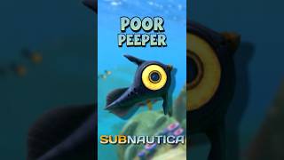 Ran Over A Poor Peeper In Subnautica :( #shorts