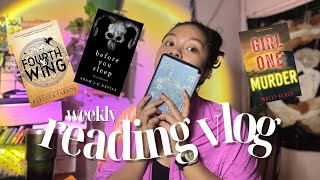 kindle books, aurora music fest, food trip | reading vlog #9