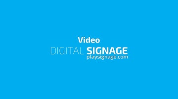 How to add Video in your digital signage content