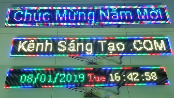 Led Ma Trận v2 Full Màu, Cài Đặt Hiệu Ứng - Chữ bằng Điện Thoại
