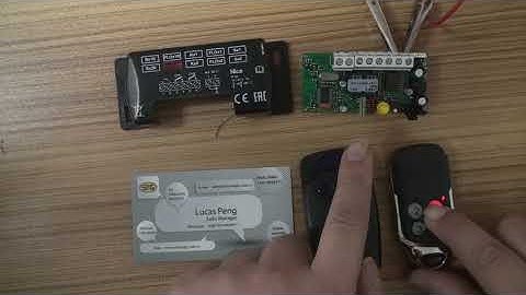 SMG015 Compatible Nice Flors Programming